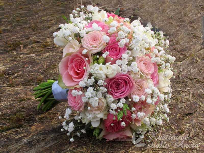 Svatebni Kytice Light Pink