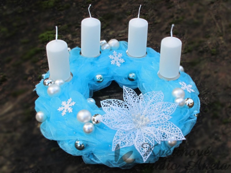 Adventni Venec Soft Ledove Modry