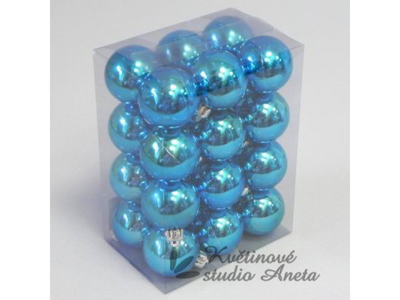 Vanocni Ozdoby Modre Sada 4cm