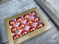 Vánoční ozdoby oranžové 12ks... Vánoční ozdoby oranžové 12ks...