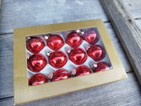 Vánoční ozdoby červené 12ks... Vánoční ozdoby červené 12ks...