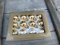 Vánoční ozdoby zlaté 12ks Vánoční ozdoby zlaté 12ks