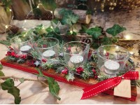 Adventní svícen dřevěný ... Adventní svícen dřevěný ...