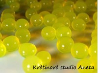 Gelove (vodni) perly žluté...