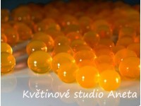 Gelové (vodni) perly oranžové 2cm...