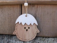 Závěs kuřátko se skořápkou...