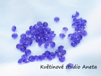 Diamantky fialové 4mm...