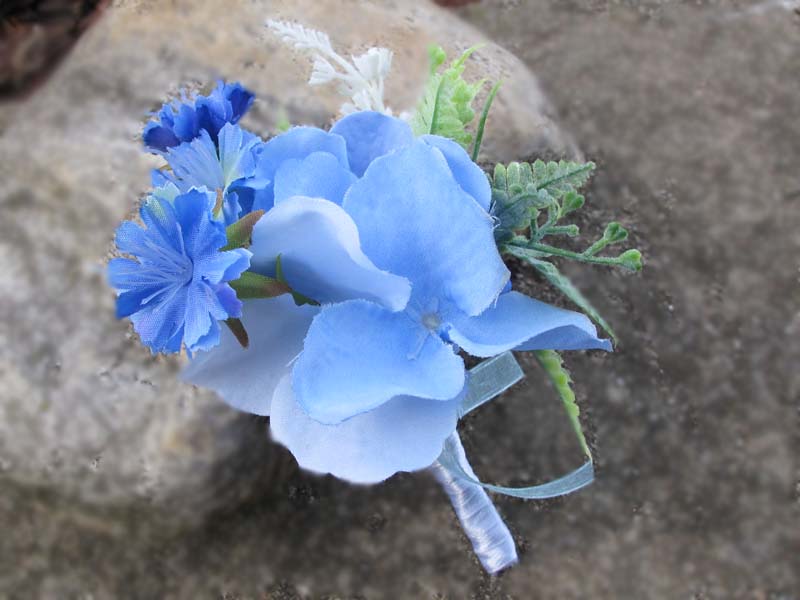 Romantic Flowers Blue Romance