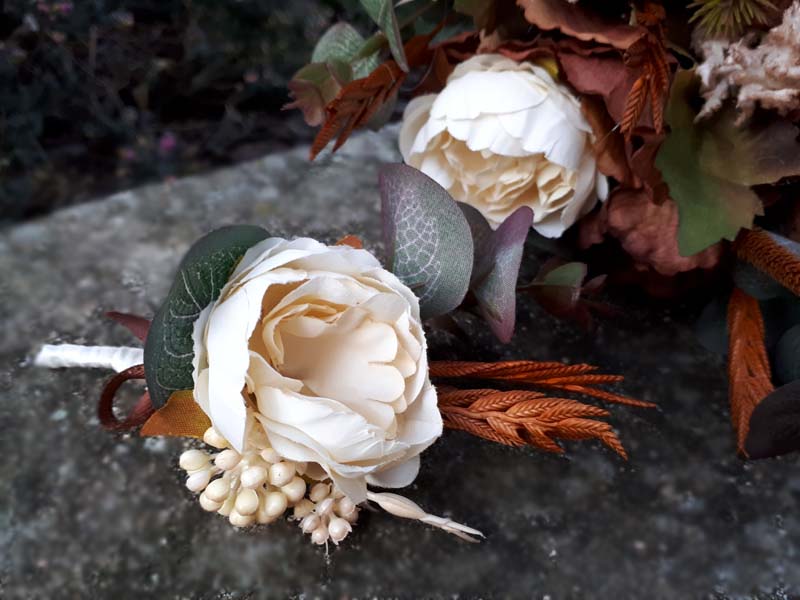 Romantic Flowers "Rustik" Brown