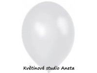 Balonek metalický stříbrný...