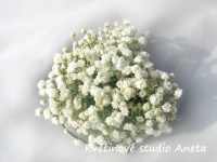 Srdíčko na snubní prstýnky z gypsophyly... Srdíčko na snubní prstýnky z gypsophyly...