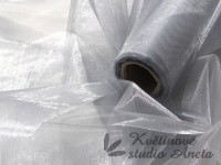 Organza 36cm šedá...