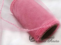 Organza 10cm růžová...