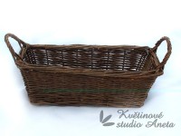 Košík obdélník s igelitem 28x14cm...