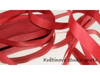 Stuha taftová červená 0,9cm...