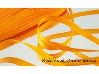 Stuha taftová oranžová světlá 0,9cm...