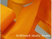 Stuha taftová oranžová 4cm...