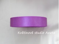 Stuha saténová 2cm fialová tmavá...