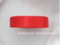 Stuha saténová 2cm červená...