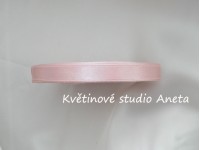 Stuha saténová 1cm růžová světlá...