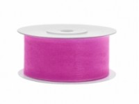 Stuha šifonová fuchsiová 3,8cm...