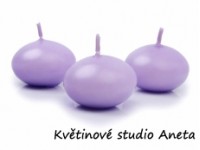 Plovoucí svíčka fialová sv....