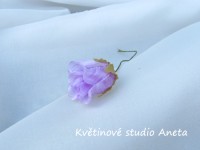 Šifonová růžička lila... Šifonová růžička lila...