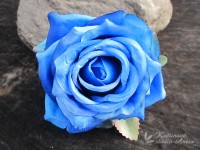 Květ velký modrý žíhaný 8cm... Květ velký modrý žíhaný 8cm...