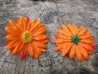 Květ kopretiny 6cm oranžový...