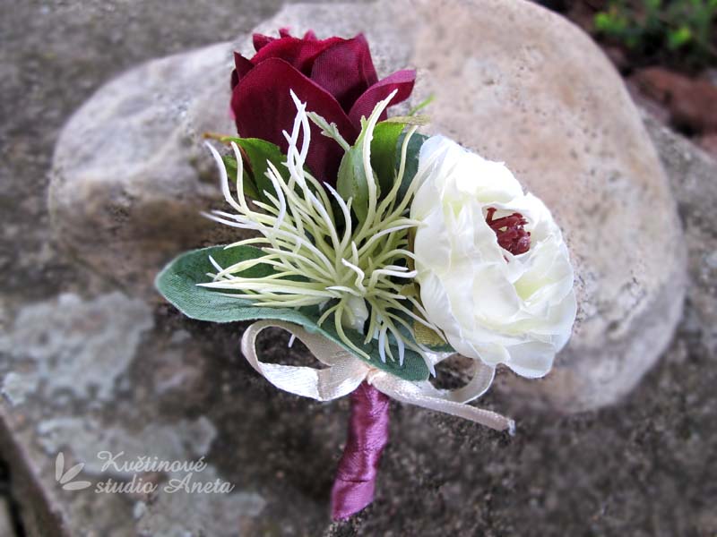 Romantic Flowers "Bordeaux"