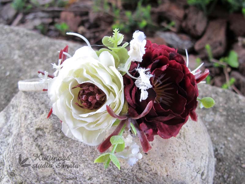 Romantic Flowers "Bordeaux"