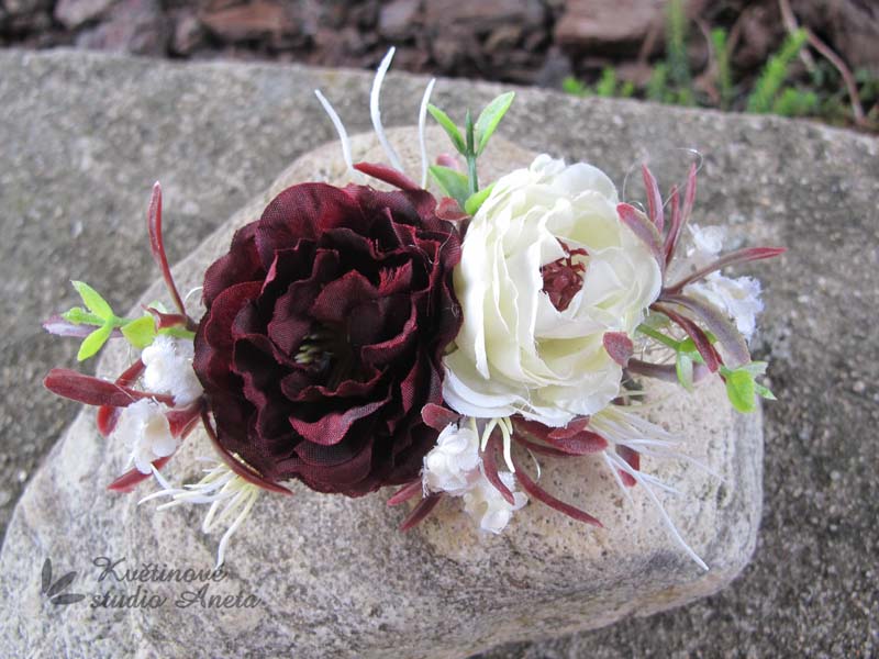 Romantic Flowers "Bordeaux"