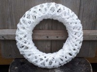 Adventní věnec- korpus bílý 28cm...