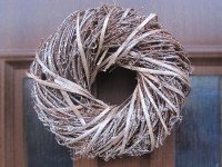 Zlatý věnec třpytivý 25cm...