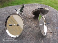 Bodce na svíčku velké stříbrné...