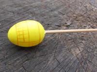 Vajíčko 4cm žluté do květináče II....