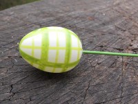 Vajíčko 4cm zelené do květináče...
